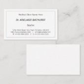 Minimalistisch Visitekaartje van de specialist in  (Voorkant / Achterkant)