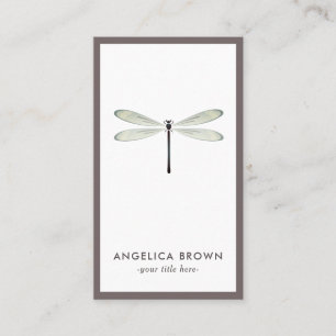 Minimalistisch Visitekaartje van Dragonfly