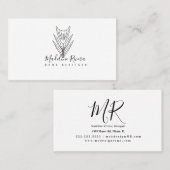 Minimalistisch Visitekaartje van flessen (Voorkant / Achterkant)