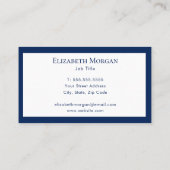 Minimalistisch Visitekaartje van het Moderne Monog (Achterkant)