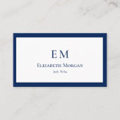 Minimalistisch Visitekaartje van het Moderne Monog (Voorkant)