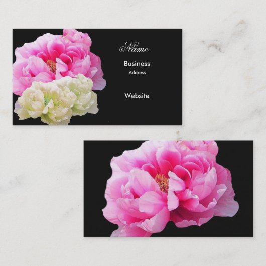 Minimalistisch Visitekaartje van moderne volken (Voorkant / Achterkant)