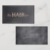 Minimalistisch Visitekaartje van schattige haarklo (Voorkant / Achterkant)