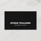 Minimalistisch Visitekaartje voor Barberwinkel (Voorkant)