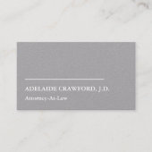 Minimalistisch Visitekaartje voor beoefenaars van  (Voorkant)