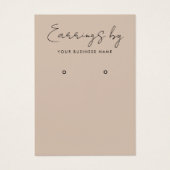 Minimalistisch Visitekaartje voor draagbeeldscherm (Voorkant)