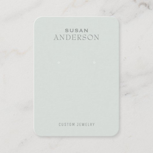 Minimalistisch Visitekaartje voor draagbeeldscherm (Voorkant)