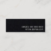 Minimalistisch visitekaartje voor elke professiona (Achterkant)