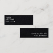 Minimalistisch visitekaartje voor elke professiona (Voorkant / Achterkant)