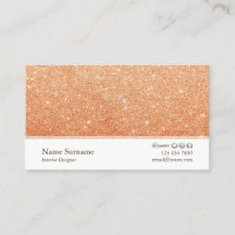 Minimalistisch Visitekaartje voor Glitter Interior