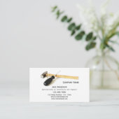 Minimalistisch Visitekaartje voor handyman (Staand voorkant)