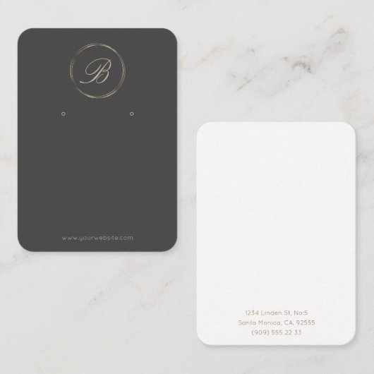 Minimalistisch Visitekaartje voor het verkrijgen v (Voorkant / Achterkant)