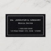 Minimalistisch Visitekaartje voor medische artsen (Voorkant)