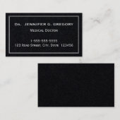 Minimalistisch Visitekaartje voor medische artsen (Voorkant / Achterkant)