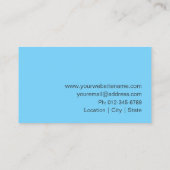 Minimalistisch Visitekaartje voor moderne tapijten (Achterkant)