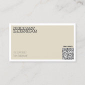 MINIMALISTISCH VISITEKAARTJE VOOR NATUURKUNDE (Voorkant)