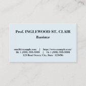 Minimalistisch Visitekaartje voor professionele pr (Voorkant)