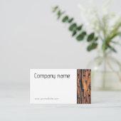 Minimalistisch Visitekaartje voor steenfotografie (Staand voorkant)