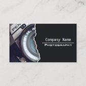 Minimalistisch Visitekaartje voor witte en zwarte (Voorkant)