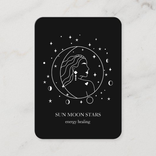 Minimalistisch Visitekaartje voor zonnescherm (Voorkant)