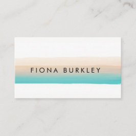 Minimalistisch Visitekaartje Waterverf penseel