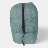 Minimalistisch vliegtuig Dusty Blue Monogram Reize Toilettasje (Rechts)