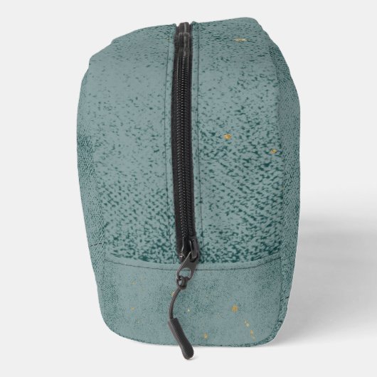 Minimalistisch vliegtuig Dusty Blue Monogram Reize Toilettasje (Rechts)