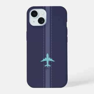 Minimalistisch vliegtuig  iPhone 15 case