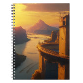 minimalistisch vlindersilhouet notitieboek (Voorkant)