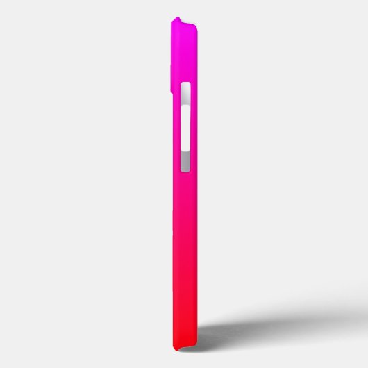 Minimalistisch vloeiend magenta tot rood verloop Case-Mate iPhone case (Achterkant / Links)