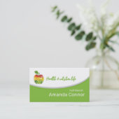 Minimalistisch Voedingsdeskundige/Voedingscoach Ka Visitekaartje (Staand voorkant)