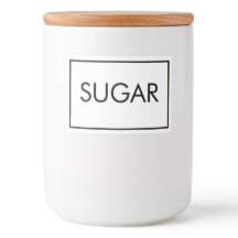 Minimalistisch Voedsel Label