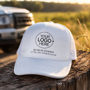 Minimalistisch Voeg Jouw Logo Toe Marketing Klein Trucker Pet