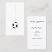 Minimalistisch Voetbal Visitekaartje (Voorkant / Achterkant)