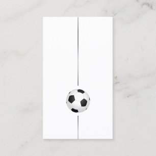 Minimalistisch Voetbal Visitekaartje