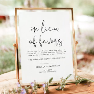 Minimalistisch voor ADELLA in Lieu Favors Wedding Poster