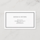 Minimalistisch voor bioscoop visitekaartje (Achterkant)