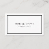 Minimalistisch voor bioscoop visitekaartje (Voorkant)