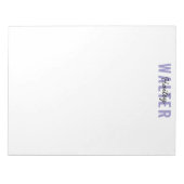 Minimalistisch voor Kantoor of persoonlijk gebruik Notitieblok (Voorkant)