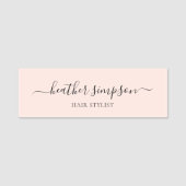 Minimalistisch voor moderne scriptkalligrafie naamplaatje (Voorkant)