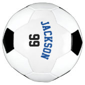 Minimalistisch voor persoonlijke naam en nummer voetbal (Gedraaid)