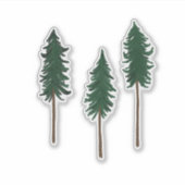 Minimalistisch voor pingbomen sticker (Voorkant)