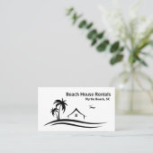 Minimalistisch voor racegebruik visitekaartje (Staand voorkant)