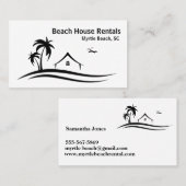 Minimalistisch voor racegebruik visitekaartje (Voorkant / Achterkant)