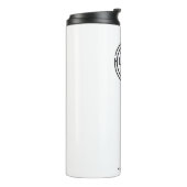 minimalistisch voor zakelijke Logo Thermosbeker (Gedraaid links)