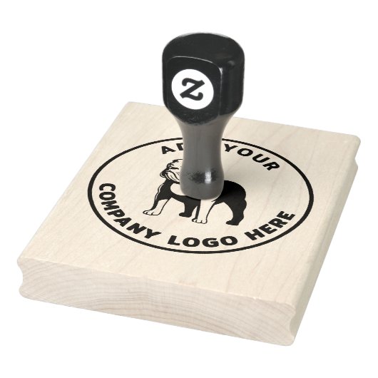 Minimalistisch voor zakelijke Logo toevoegen Rubberstempel (Stempel)