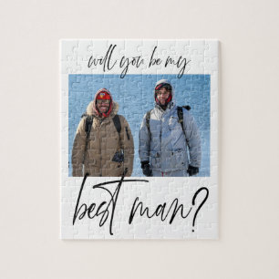 Minimalistisch voorstel voor beste man legpuzzel