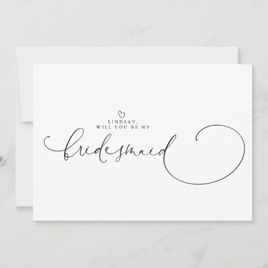 Minimalistisch voorstel voor typografie Modern Bri (Voorkant)