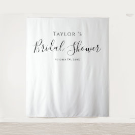 Minimalistisch Vrijgezellenfeest achtergrond Wandkleed