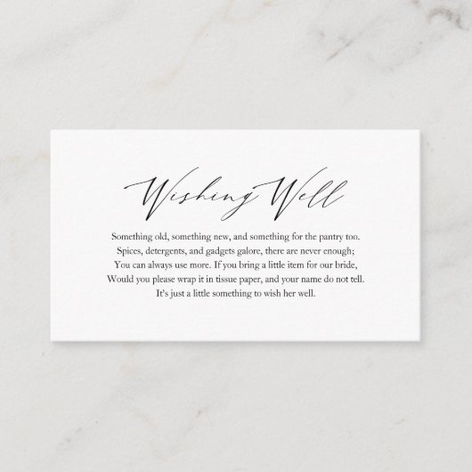 Minimalistisch Vrijgezellenfeest dat goed tussenvo Informatiekaartje (Voorkant)